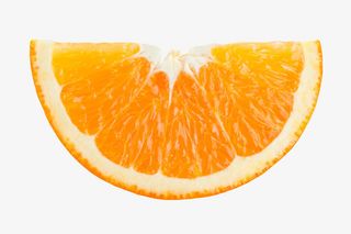橙色香甜水果切碎的奉节脐橙实物免抠
