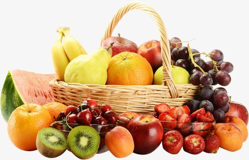 新鲜水果一堆免抠