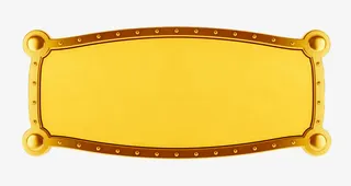 高清金色边框免抠