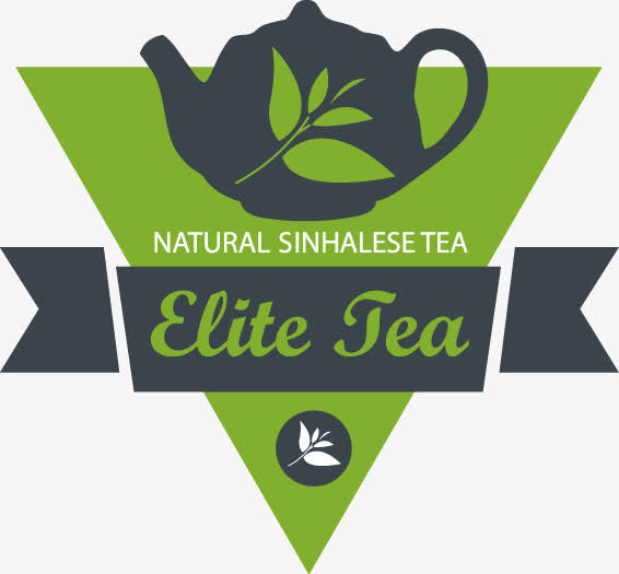茶标签贴纸矢量素材免抠