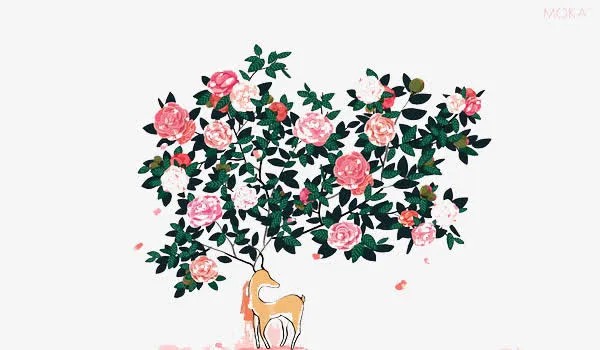 梅花鹿免抠