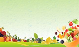新鲜水果绿色健康海报矢量背景素材高清