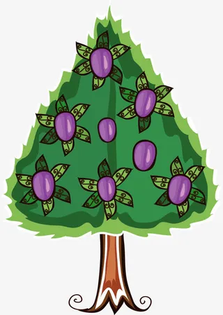 清新卡通春天主题矢量素材免抠