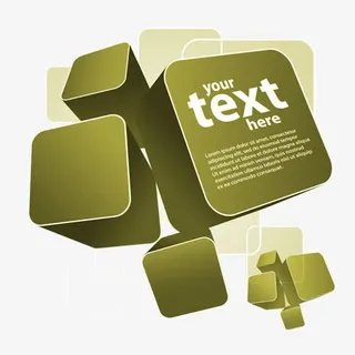 不规则立体文本框免抠