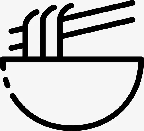 中式面条免抠图标免抠