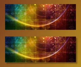 红绿渐变科技背景高清