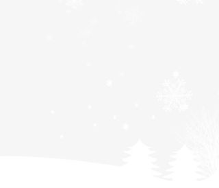 卡通雪地里的景色免抠