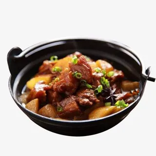 红烧萝卜炖牛腩免抠