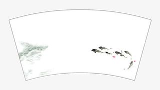 水墨画纸杯素材免抠