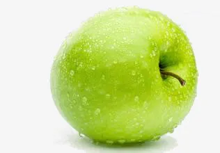 手绘水果图片食物图标  青苹果免抠