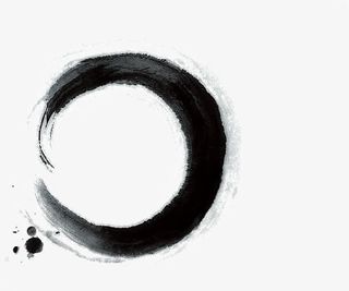 黑色水墨画免抠