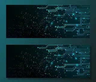 蓝色电板板高清