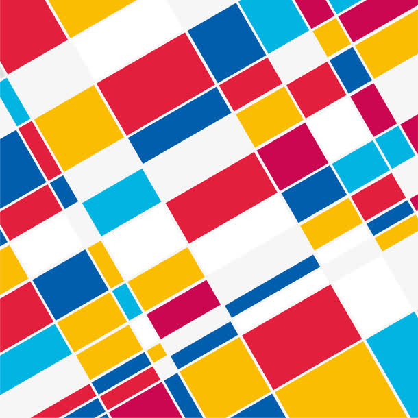 彩色方块科技背景