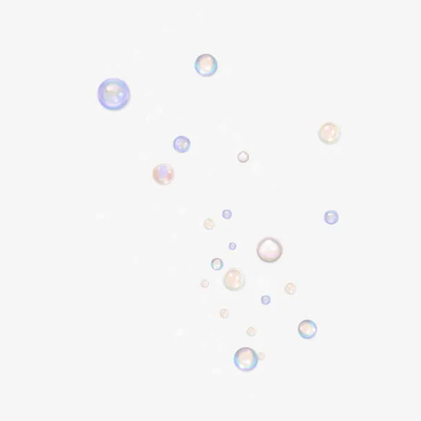 泡泡漂浮物免抠