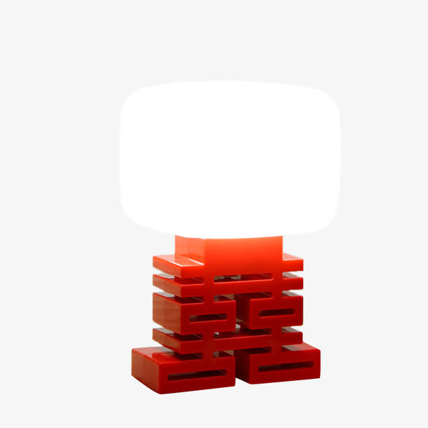 喜字床头灯免抠
