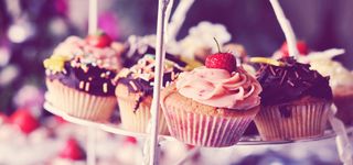 小清新纸杯蛋糕可爱banner高清