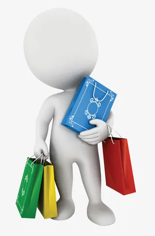 手绘3d小人3d小人图案  精美3D小人免抠