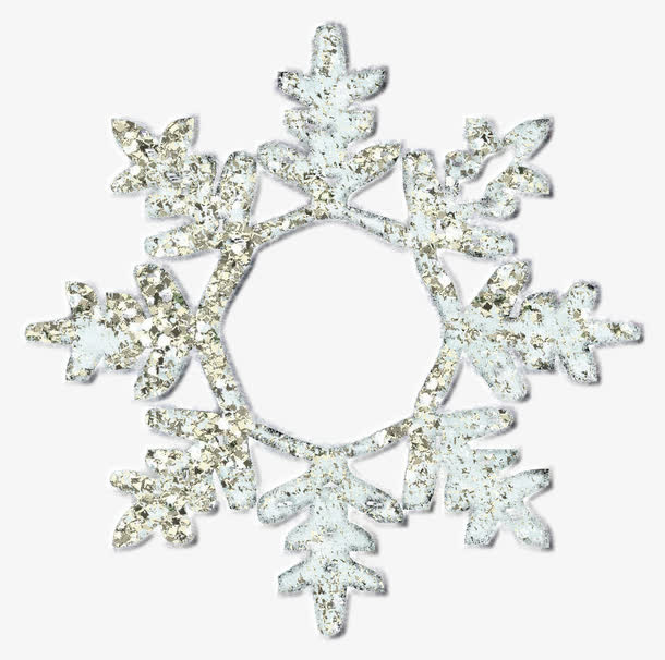八边形雪花免抠