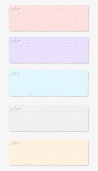 圆点长方形标签免抠