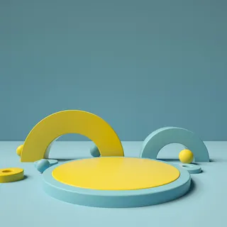 立体场景背景C4D高清