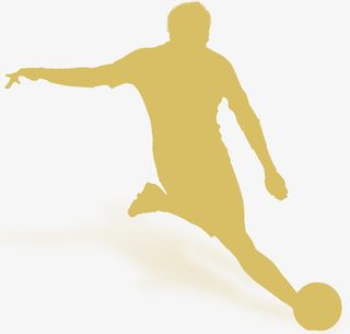 踢球人物剪影运动人物剪影足球人物剪影免抠