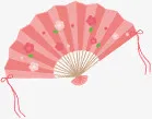 和风扇子素材免抠