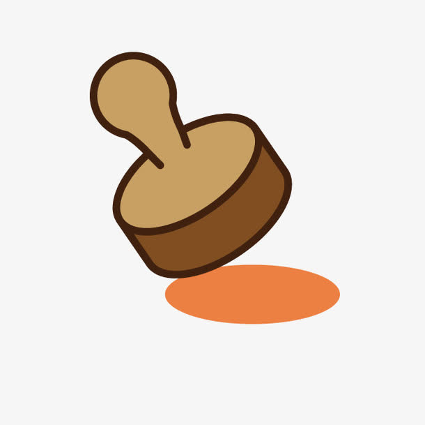 卡通手绘印章免抠