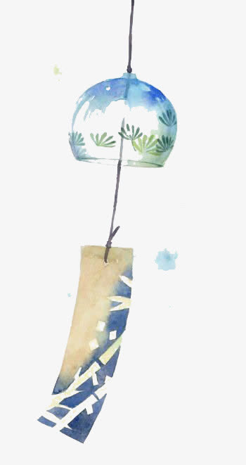 漂浮风铃免抠