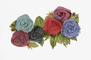 仿真纸张花免抠