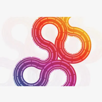 矢量彩色背景元素