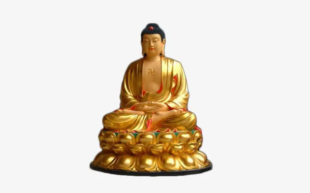 大日如来菩萨金身佛像免抠