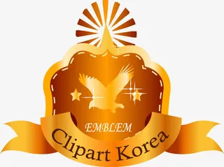 金色丝带奖章免抠