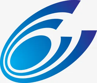 蓝色科技炫光科技图免抠