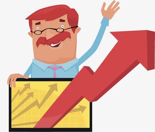 动画 招手 配图免抠