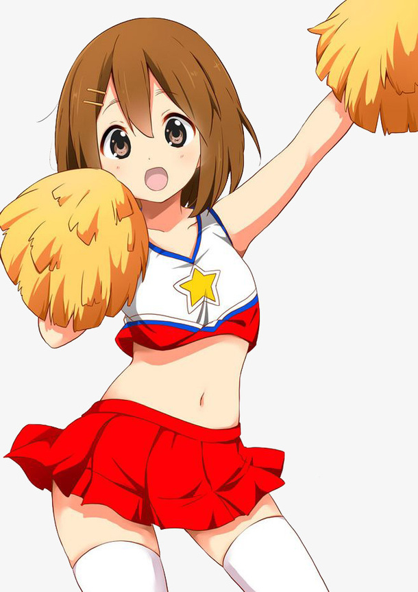 动漫二次元啦啦队美女免抠