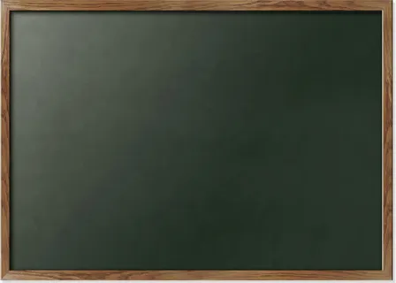 木框黑板墙面免抠