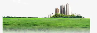 绿色城市免抠