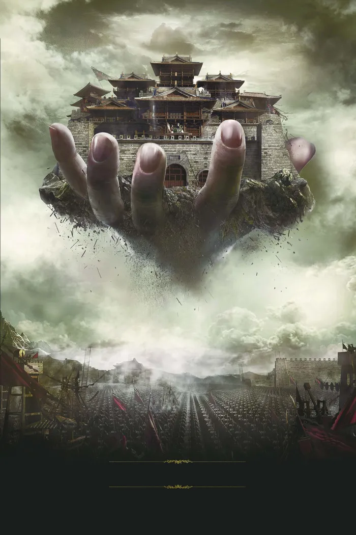 中国风创意大气房地产海报高清
