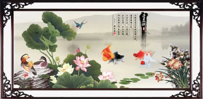 矢量中国画免抠