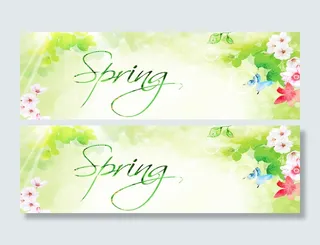 梦幻清新手绘卡通背景高清