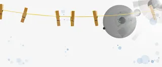 晾衣架网站装饰元素免抠