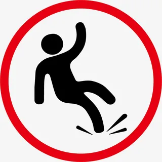 老人摔倒图标免抠