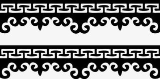 中式花边角线腰线花纹边框免抠