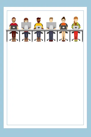 卡通扁平企业工作纹理高清