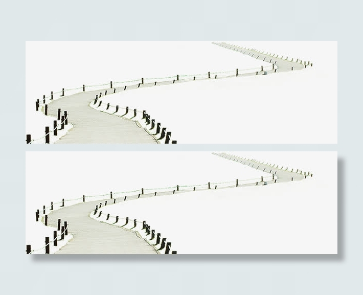 春天海边小路装饰免抠