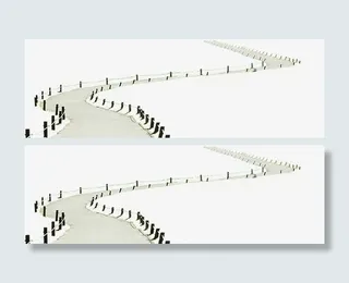 春天海边小路装饰免抠