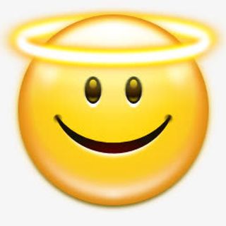 表情的脸天使图标免抠