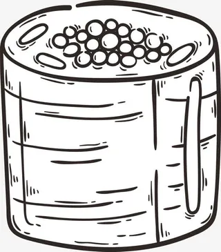 手绘美味寿司食物图免抠