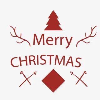 圣诞节LOGO设计免抠