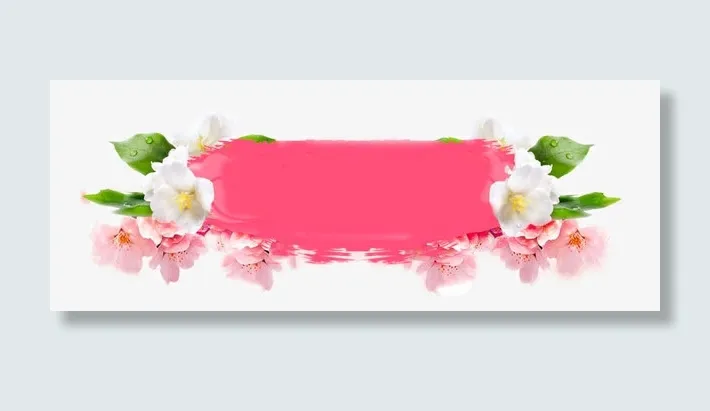 花朵装饰边框免抠